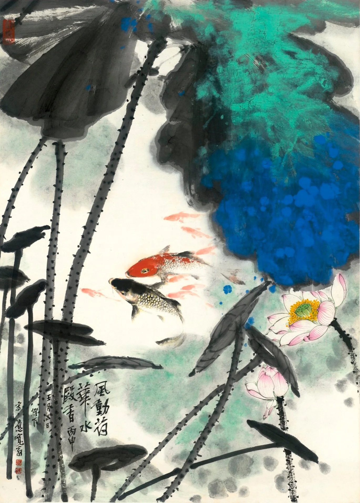 風動荷華水殿香