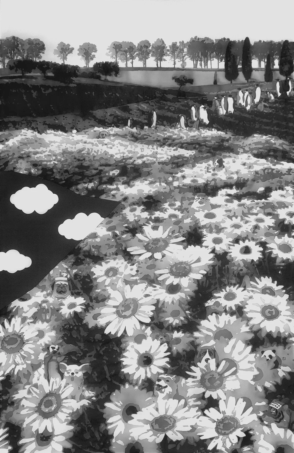 泡溫泉在小雛菊園