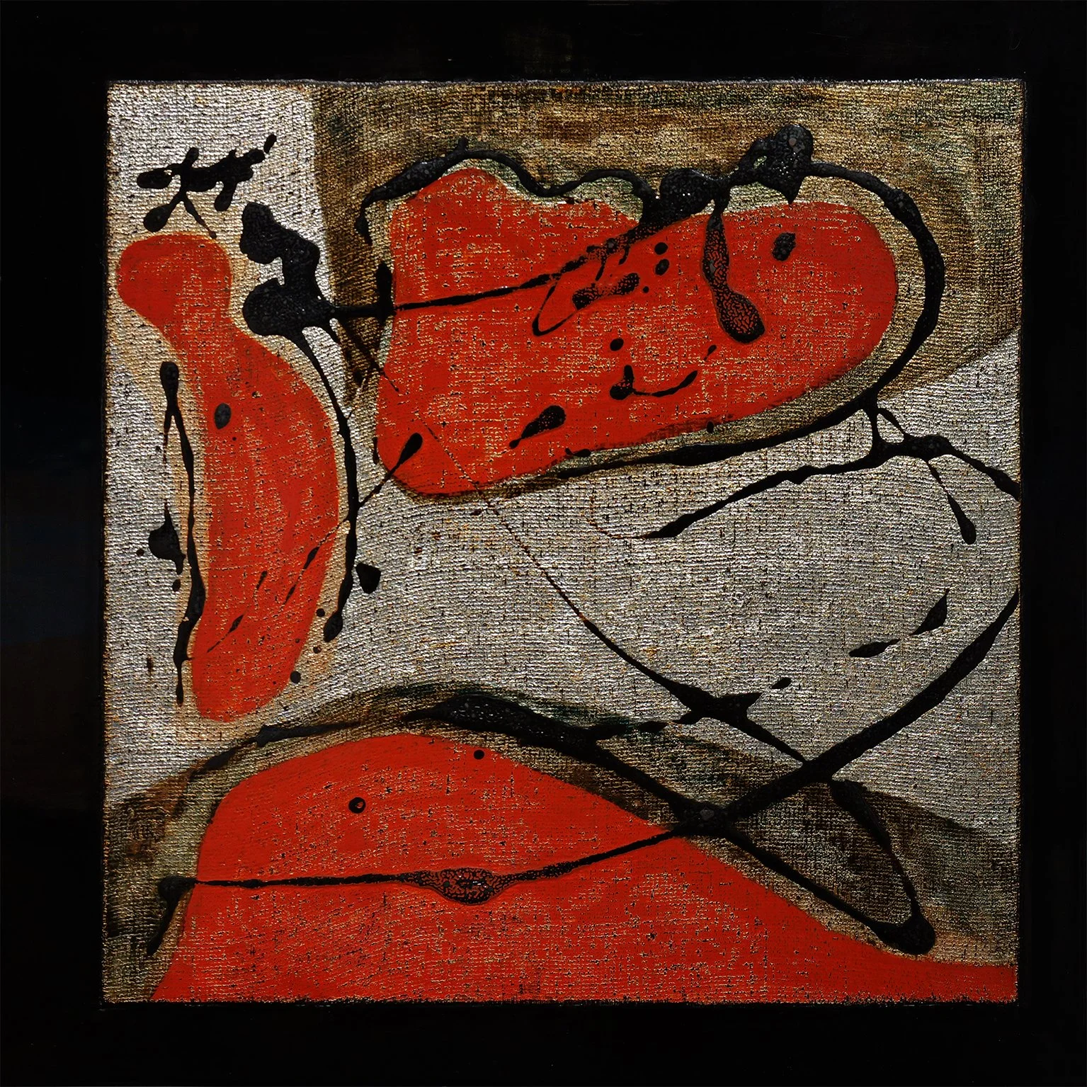 俯瞰的紅色島嶼