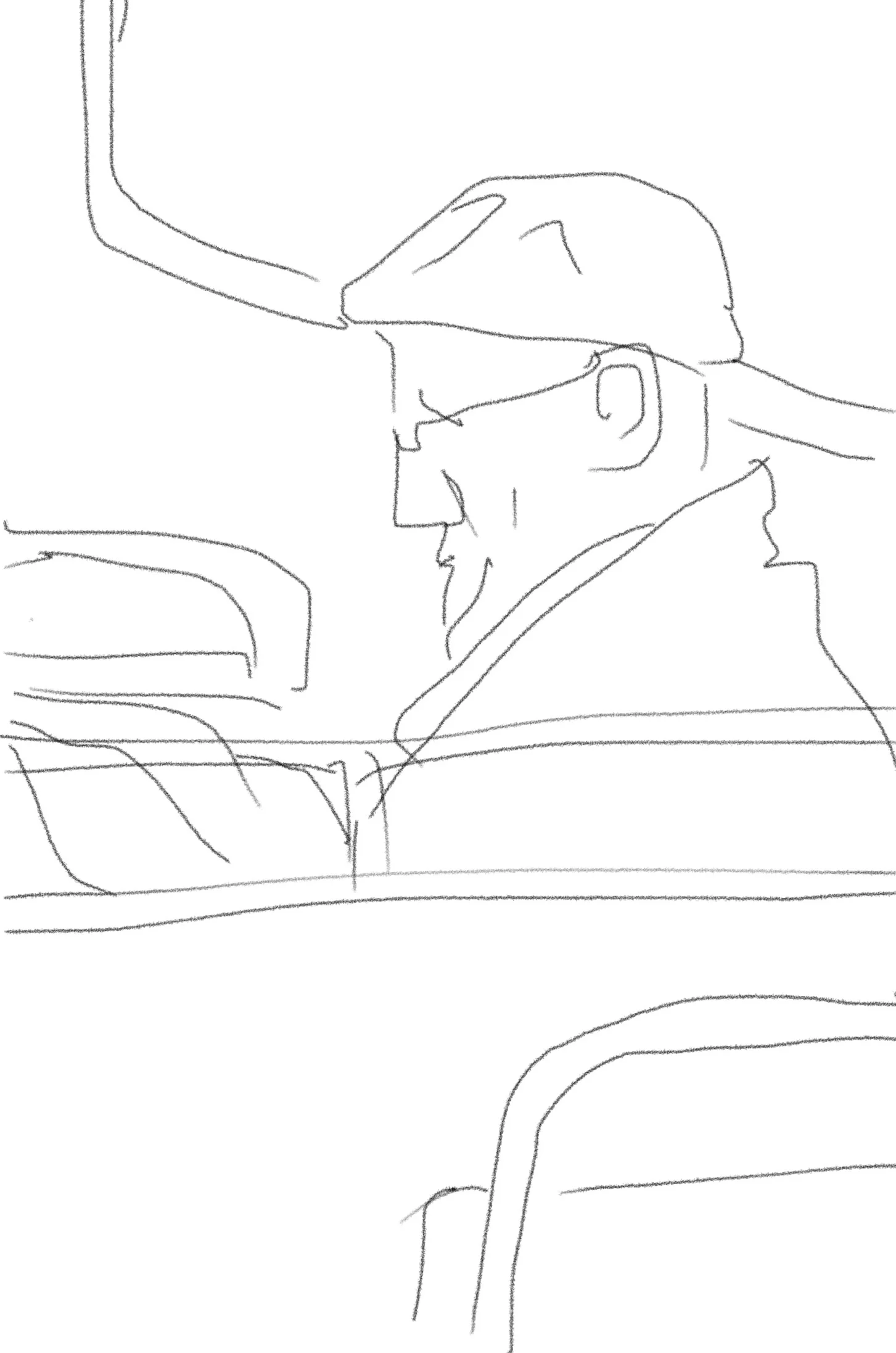 fig.4: Commuter - man on train