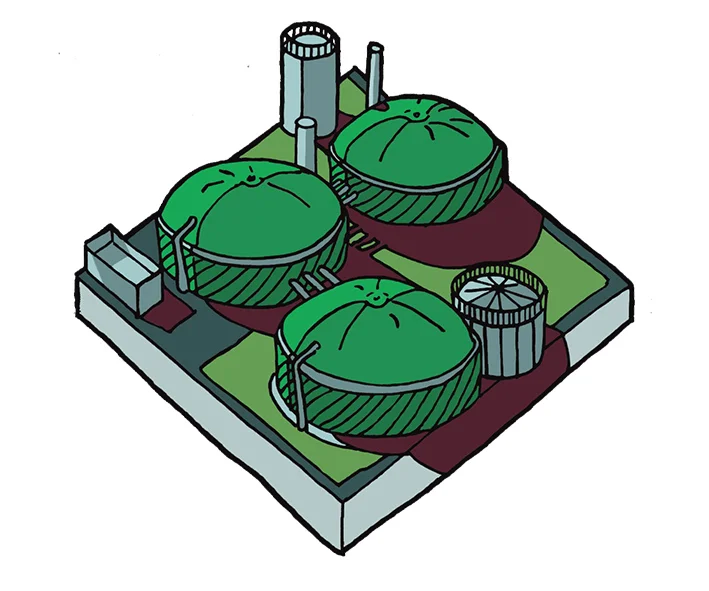 Fig.1: Biogas Plant