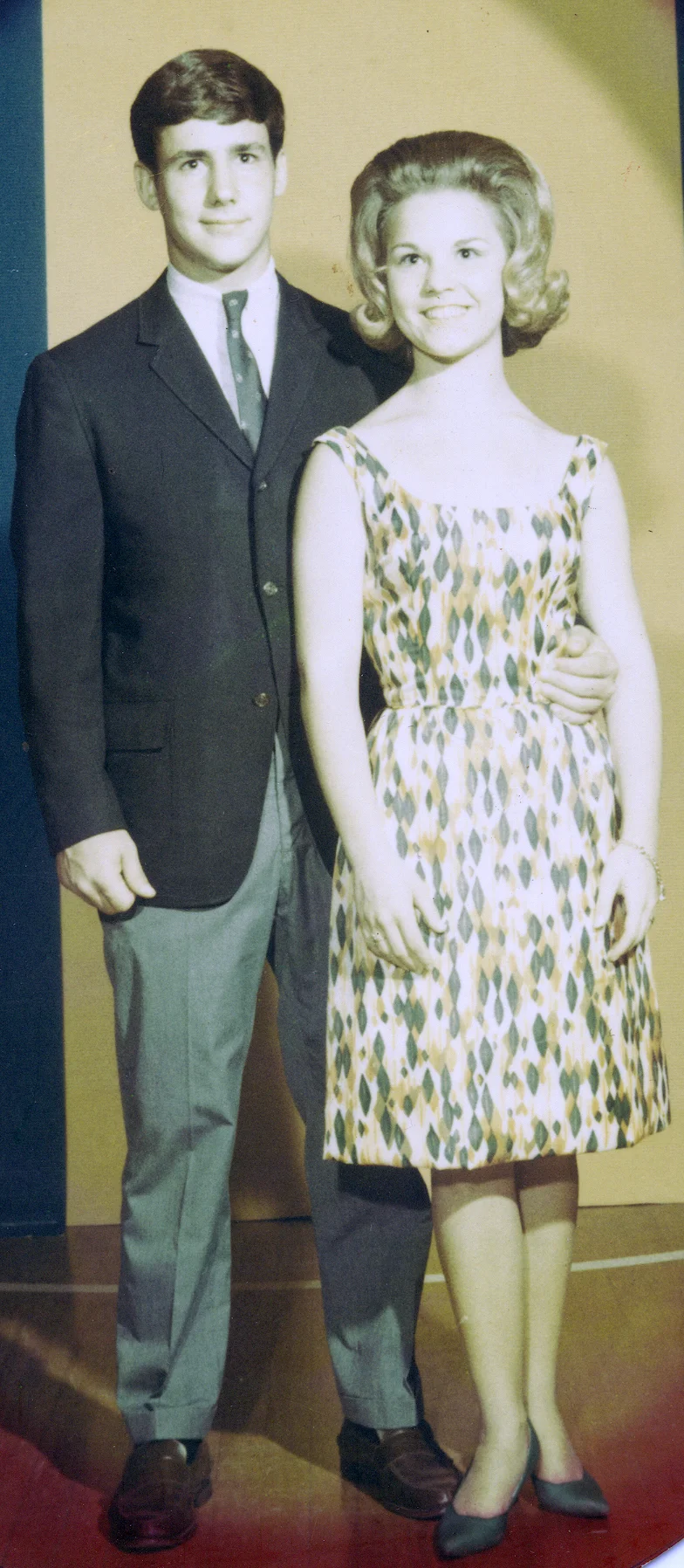 Mark Rogers & Mary Damon Akin on their first date in 1964