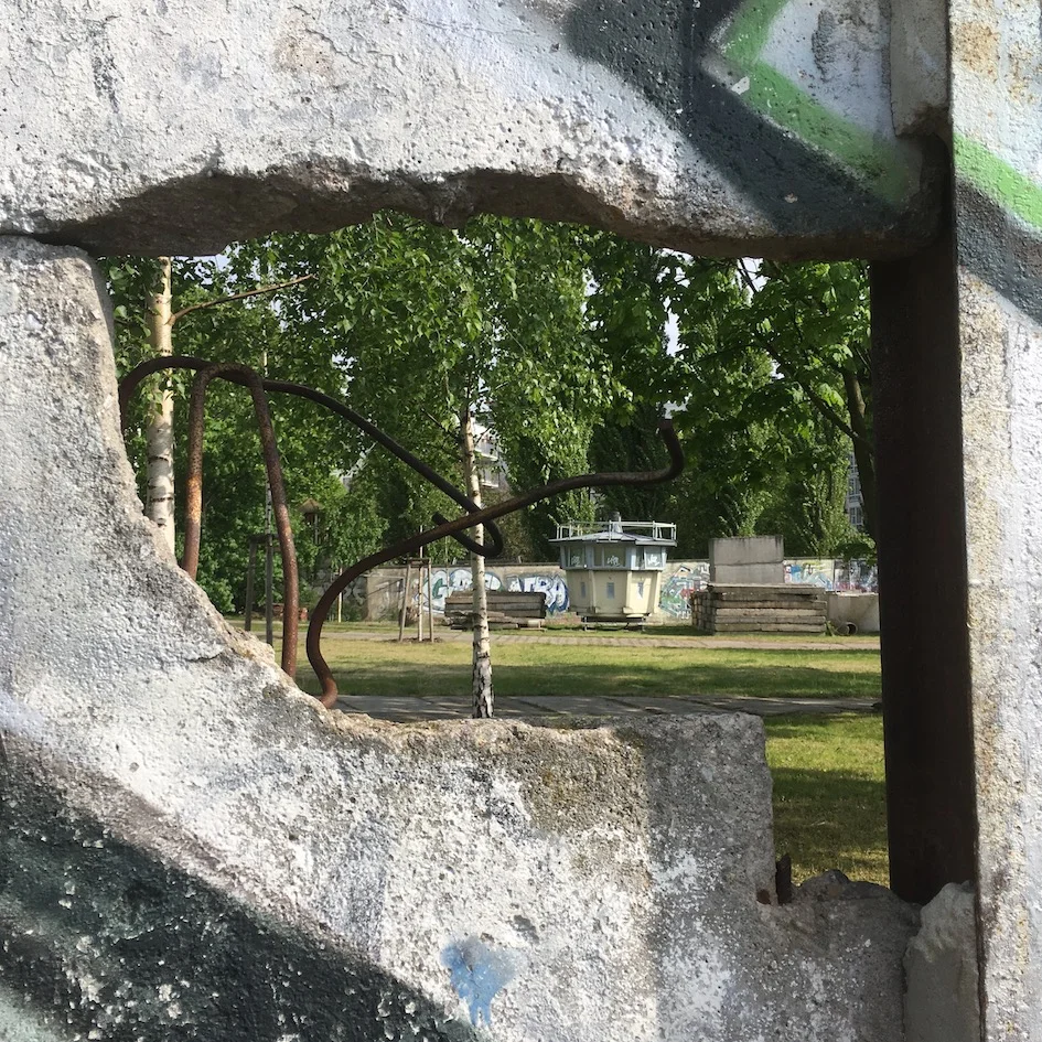 Discovered this dismantled watchtower when I looked through a hole in the former wall.