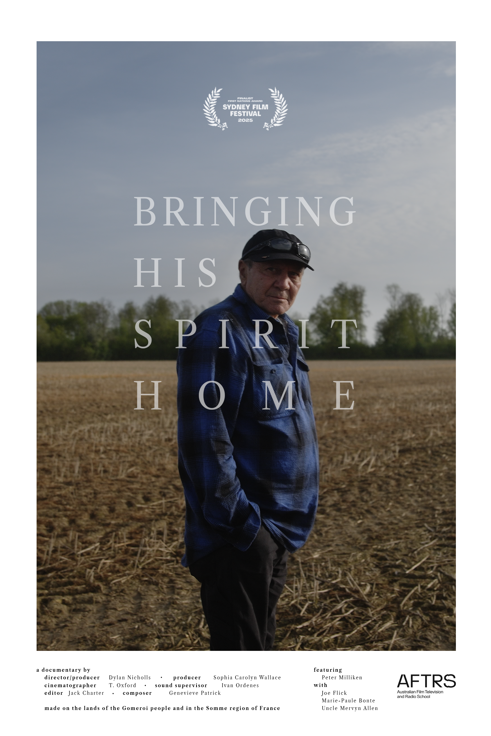BRINGING HIS SPIRIT HOME: Travelling Film Festival//Sydney Film Festival