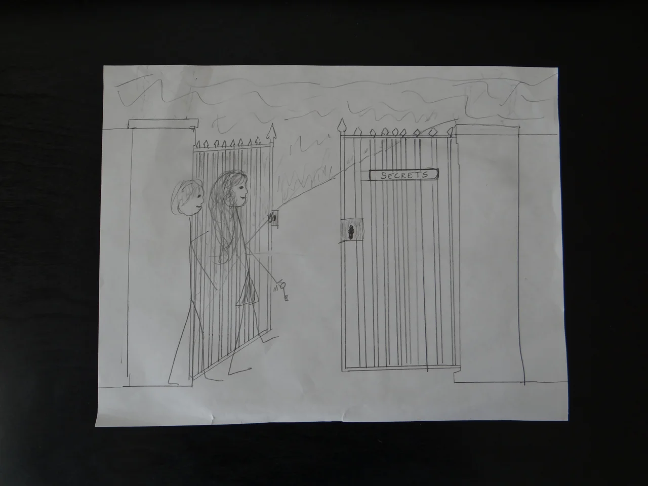 Stick figure drawing