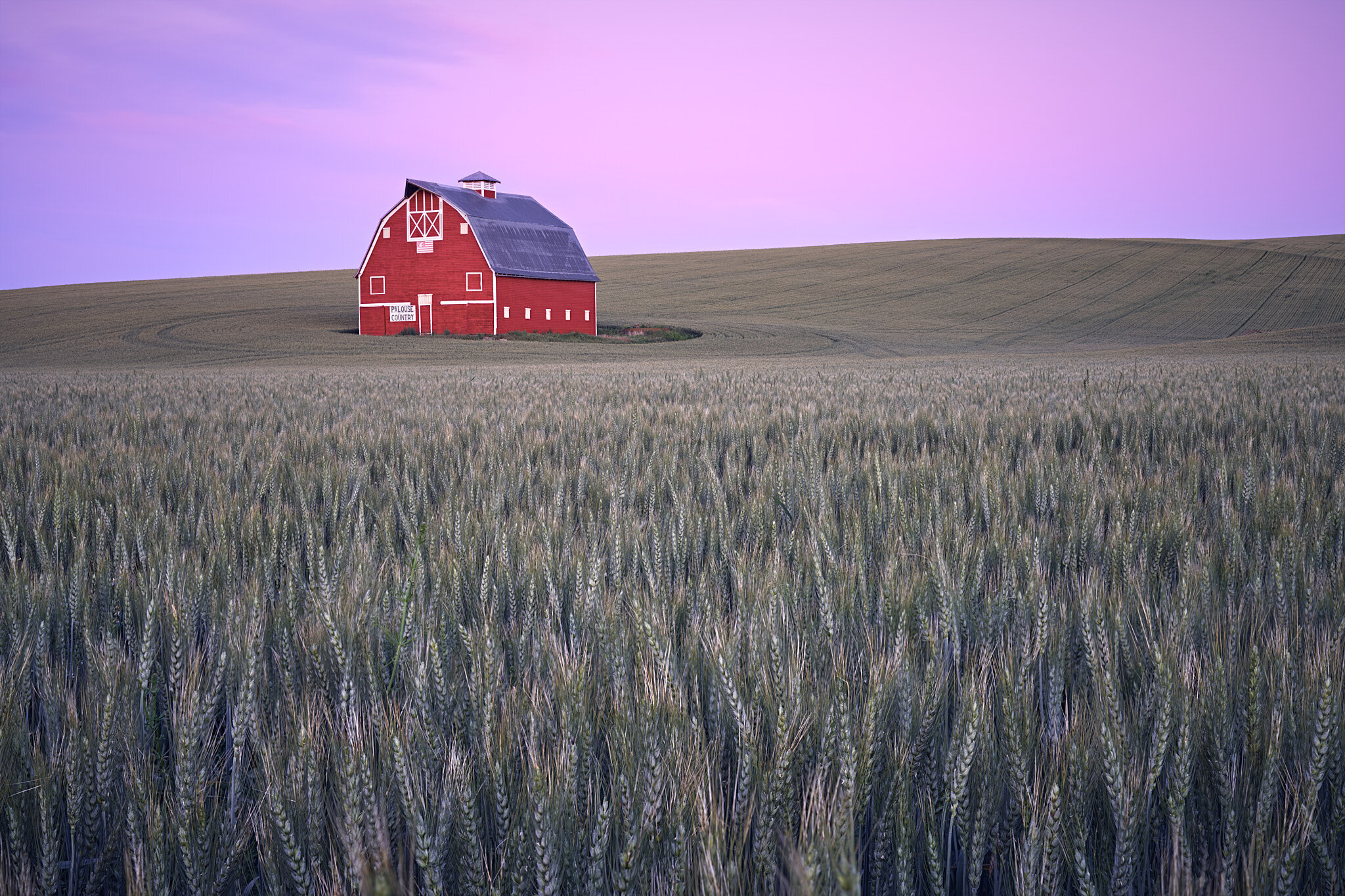 Pre-dawn Barn