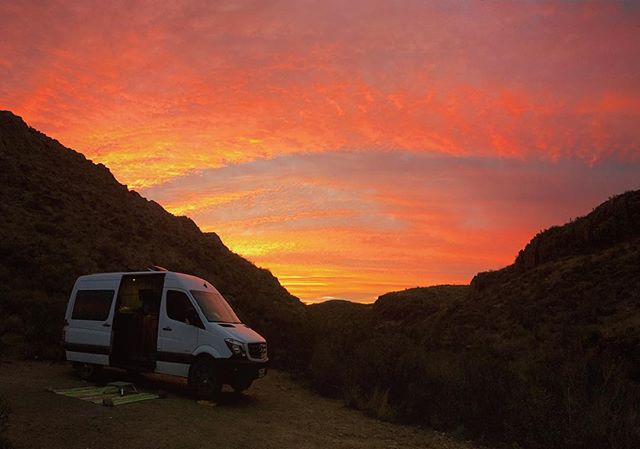 Sweetest little campsite with great big skies. 
#getoutside #sprintervanlife #vanlife #camping #texas #bigbendranchstatepark #travel #wanderlust #vanlifeviews #vanlifediaries