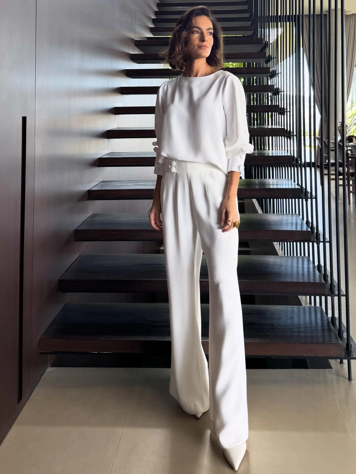 Aquele look branco total&hellip;simplesmente deslumbrante!!! A cole&ccedil;&atilde;o @merre.oficial est&aacute; 🤩😍!