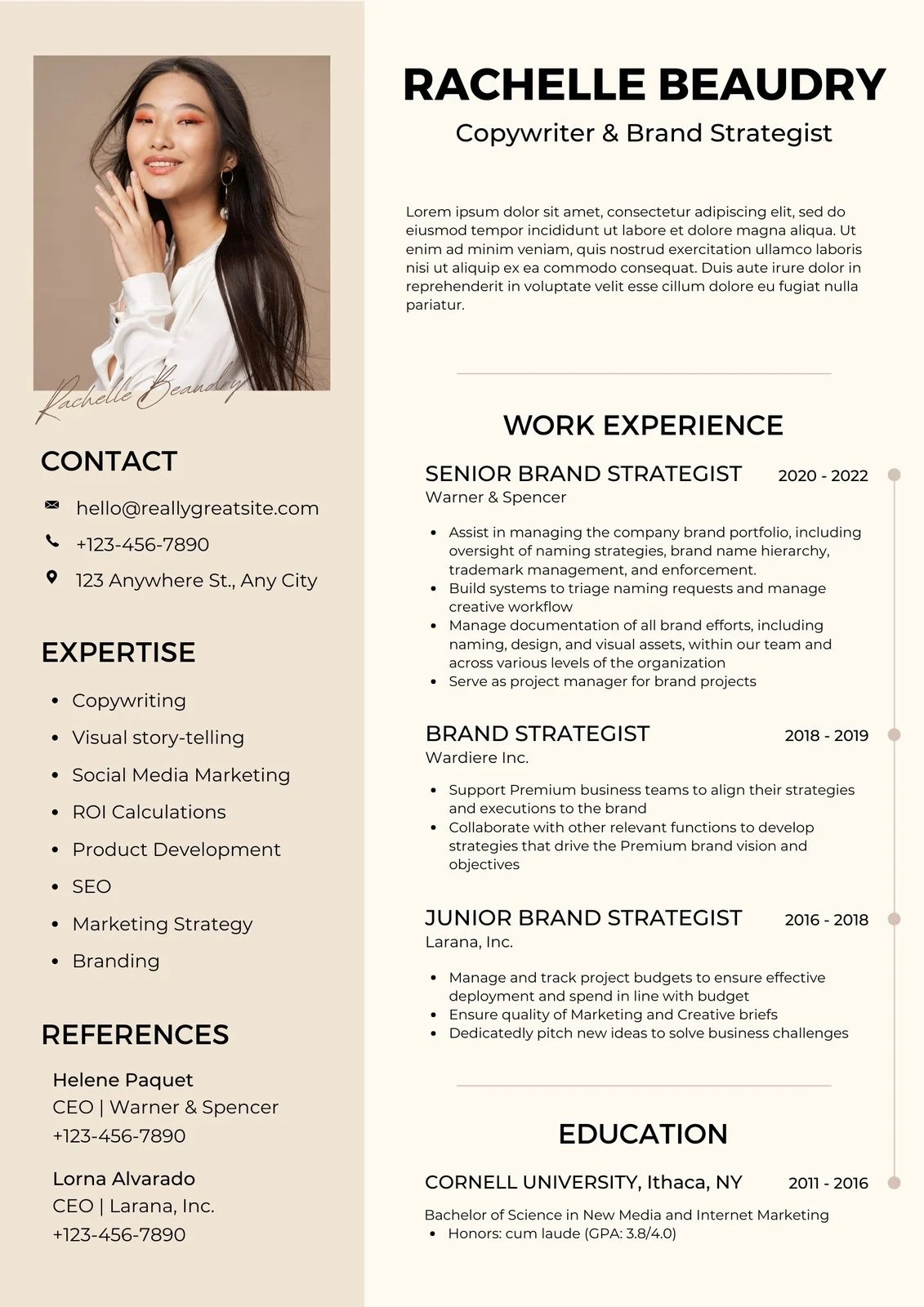 objective for writing a resume