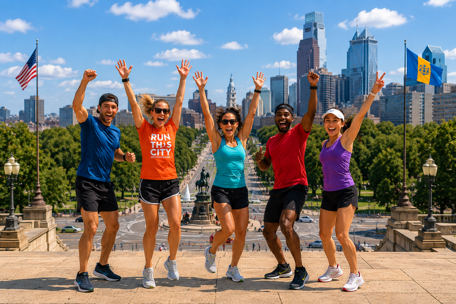 Art Museum Rocky Steps