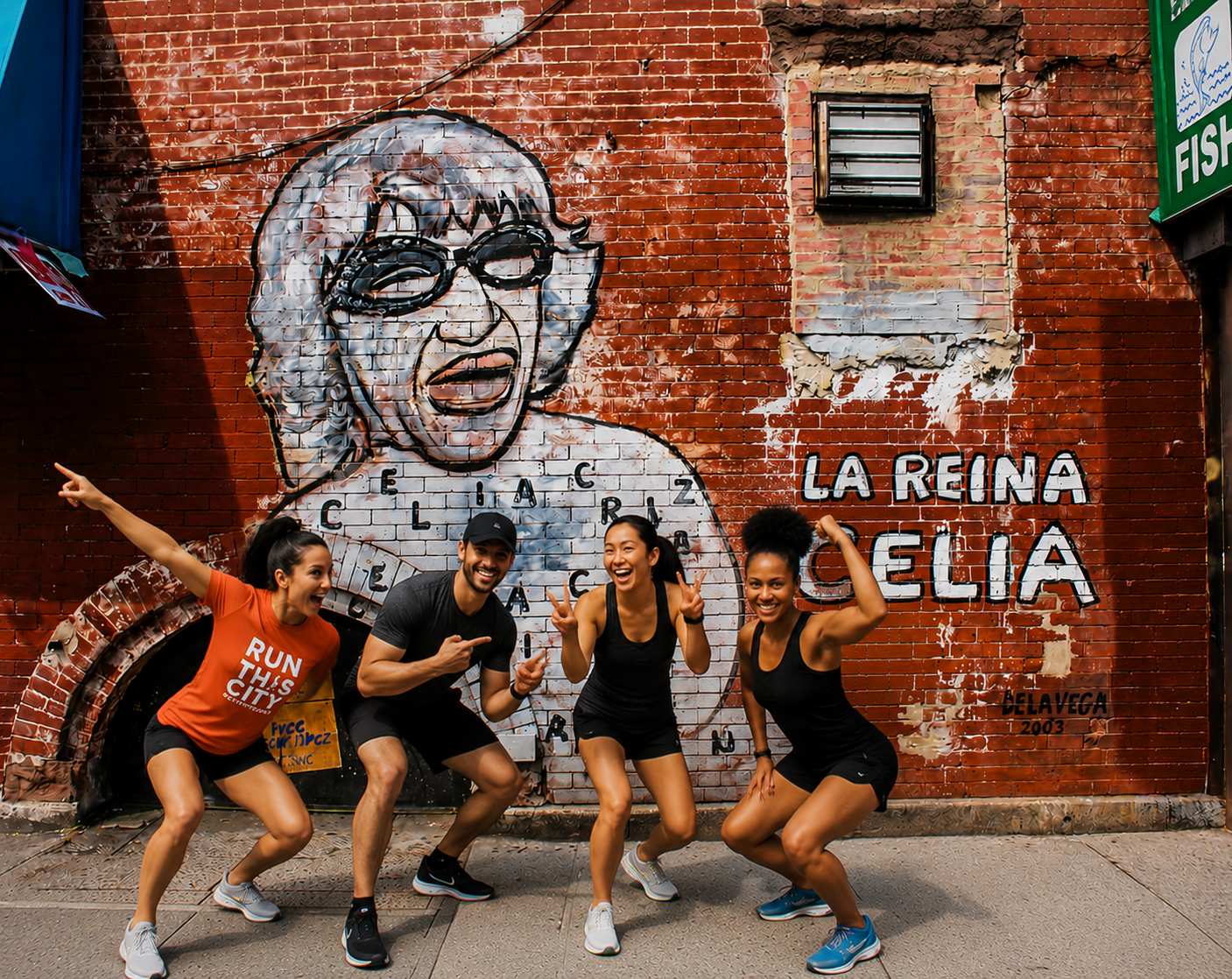 Celia Cruz Mural in Spanish Harlem