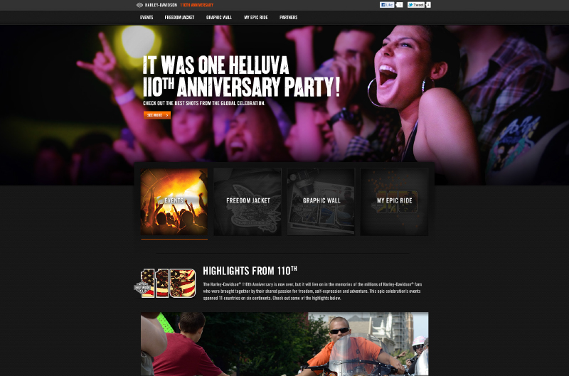 110th Recap site update: Home page