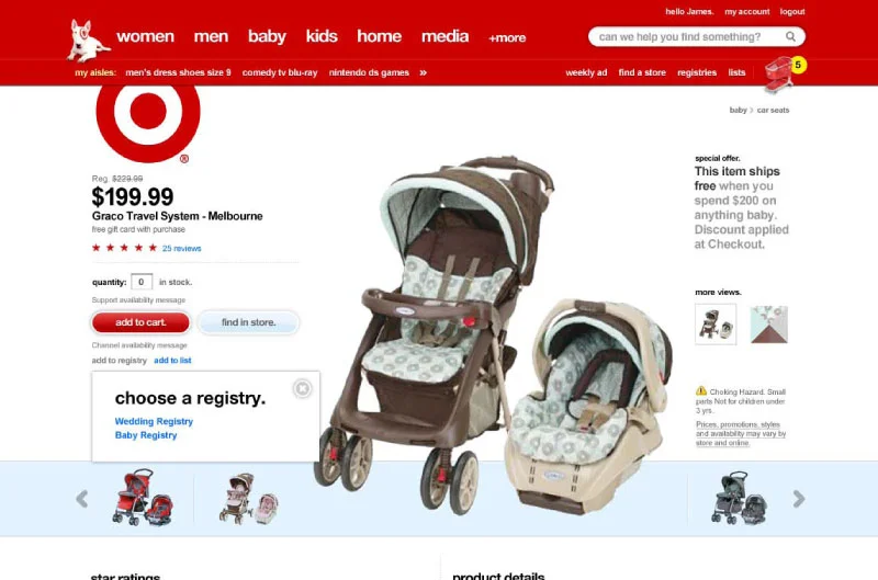  Add to registry call-to-action (CTA) 