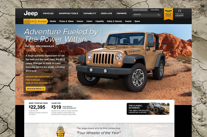  Vehicle Details page 