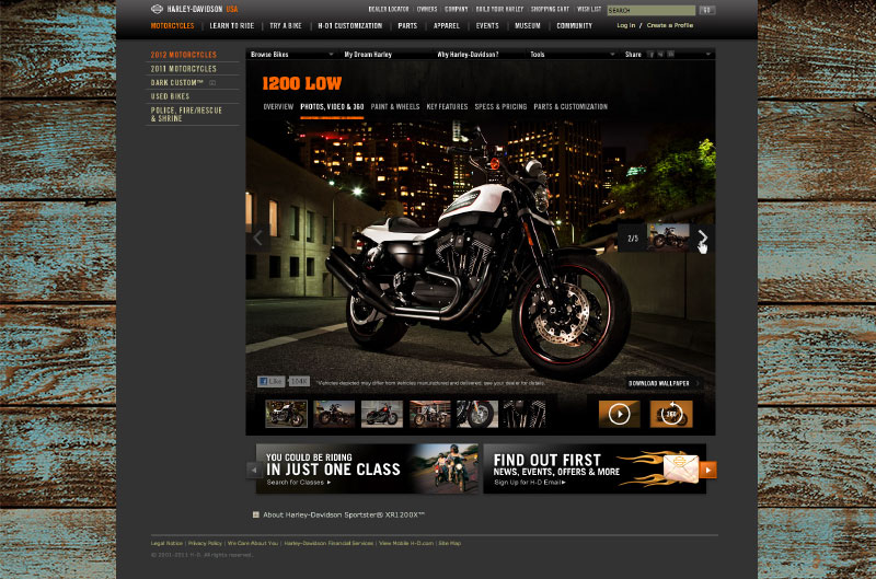  2012 Motorcycle Photos, Video &amp; 360 Details page 