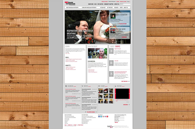  Full-page view of the Home page 