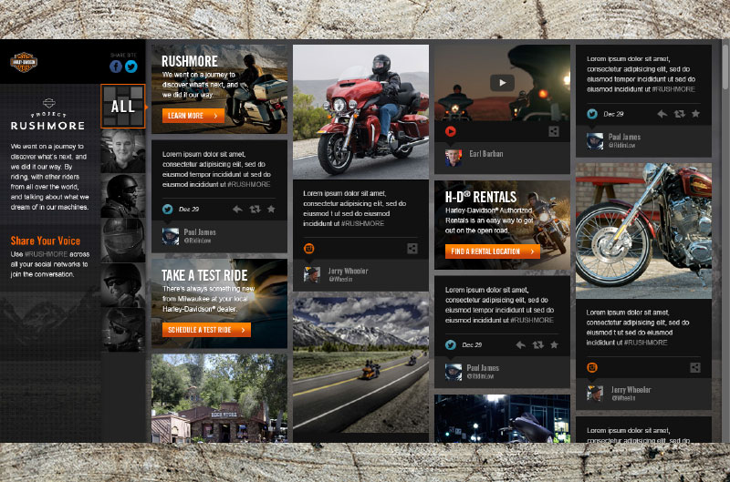 Landing page