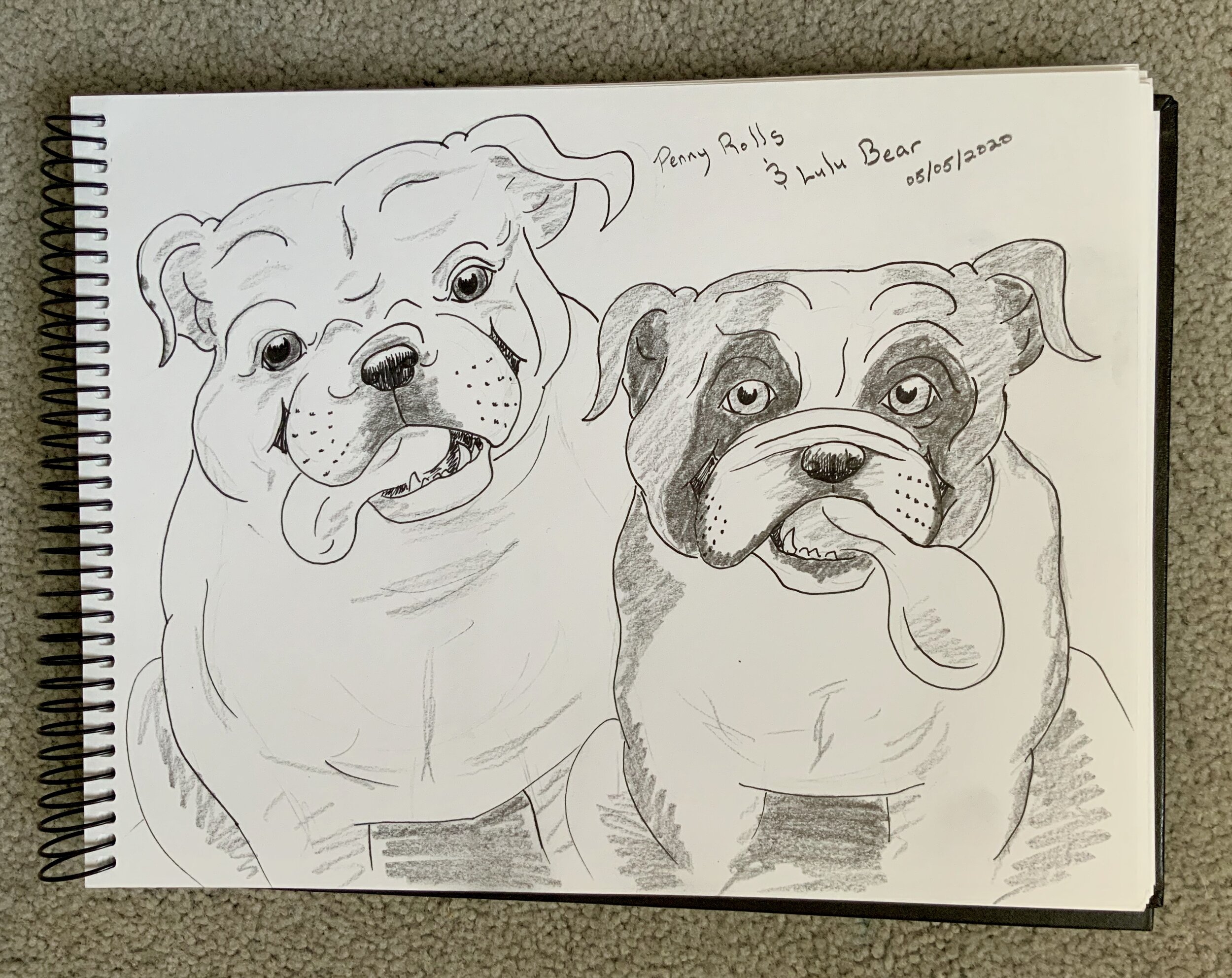 Bulldog caricatures