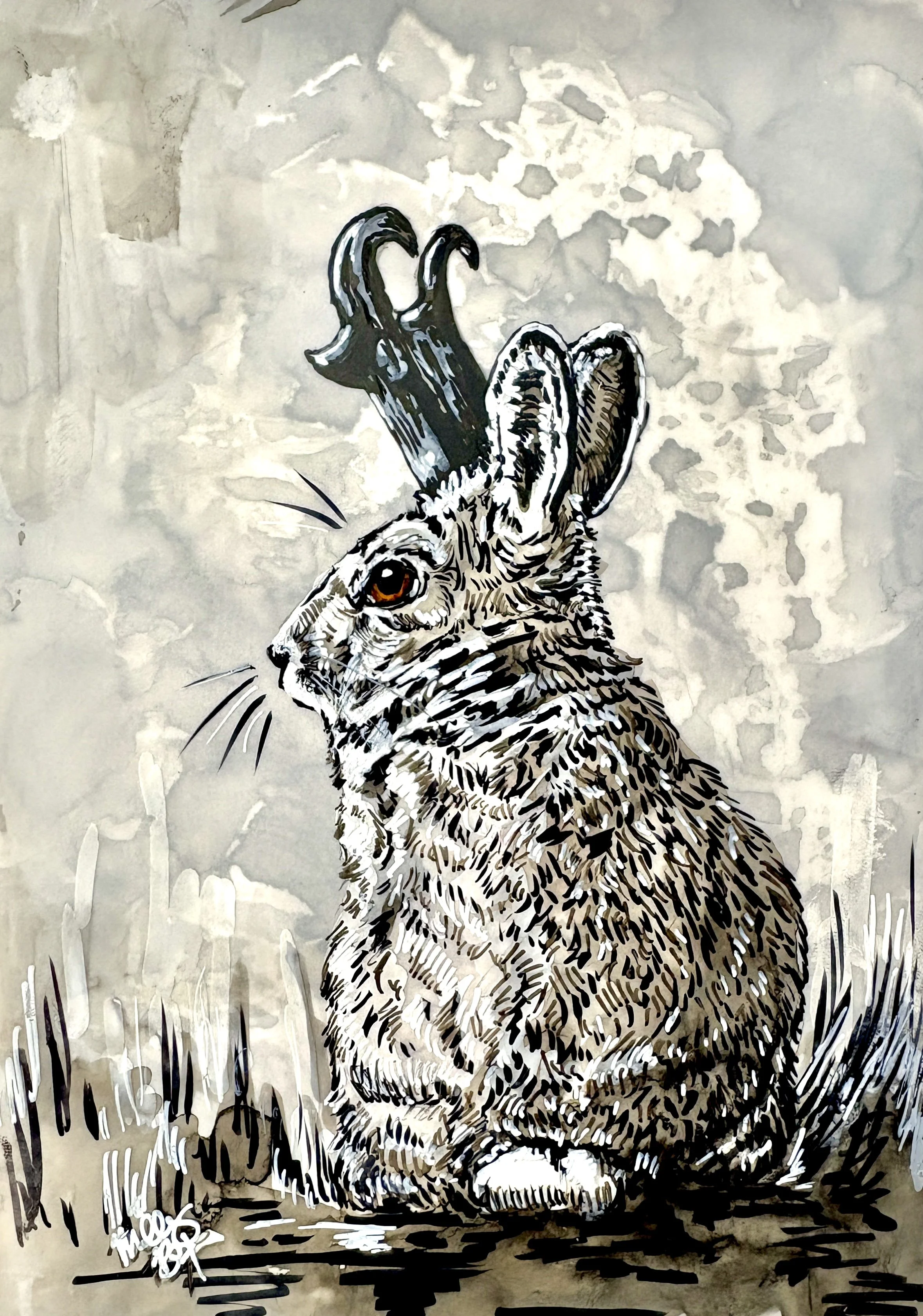 "Pensive Jackalope"