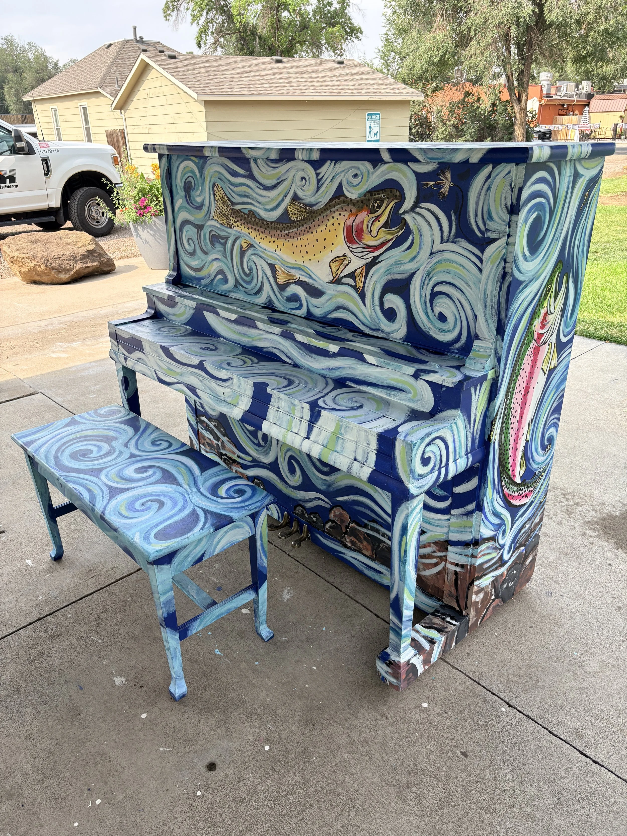 "Swirling Trout," Piano