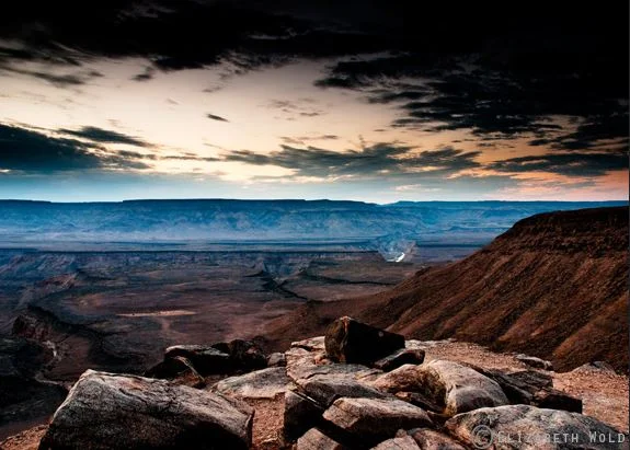 Twilight at Fish River Canyon