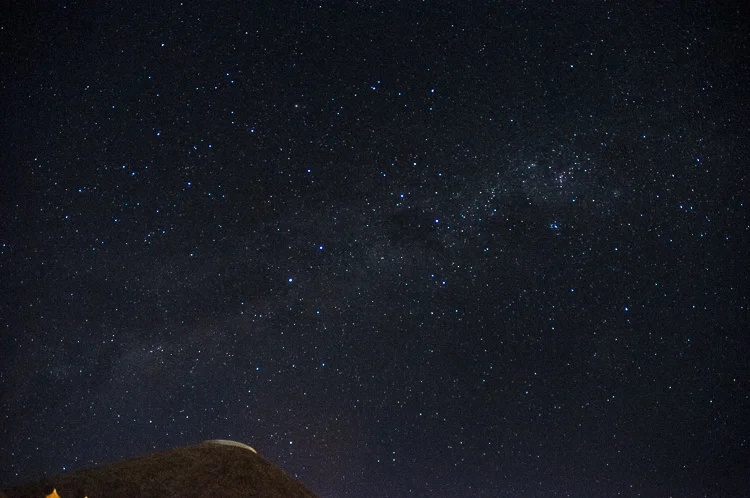 Starry Night. After dark star photography