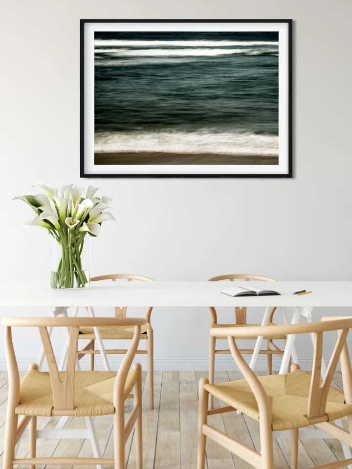 Waves Abstract II 16x20 matted and framed