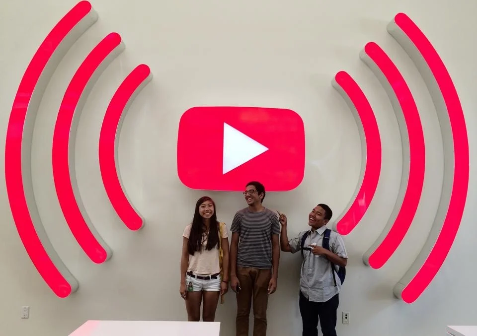 Google UX design interns visit YouTube