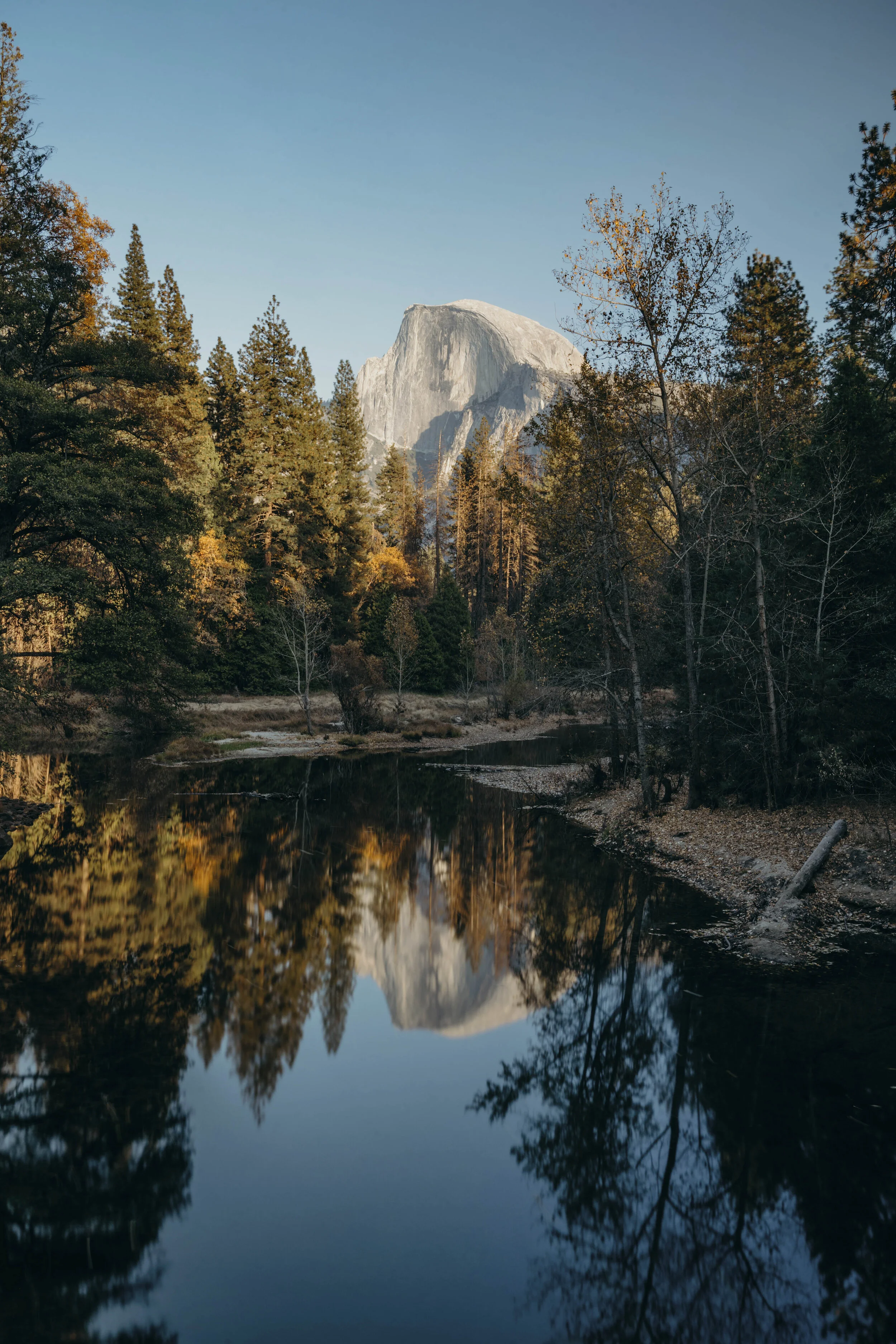 Half Dome Reflection, California 