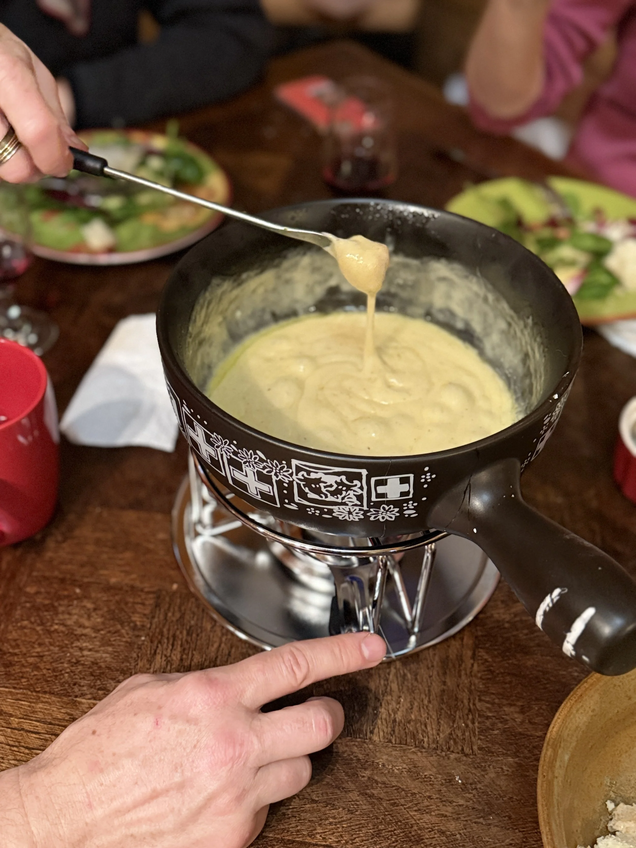 Chocolate and Fondue and Reds Pairing Day