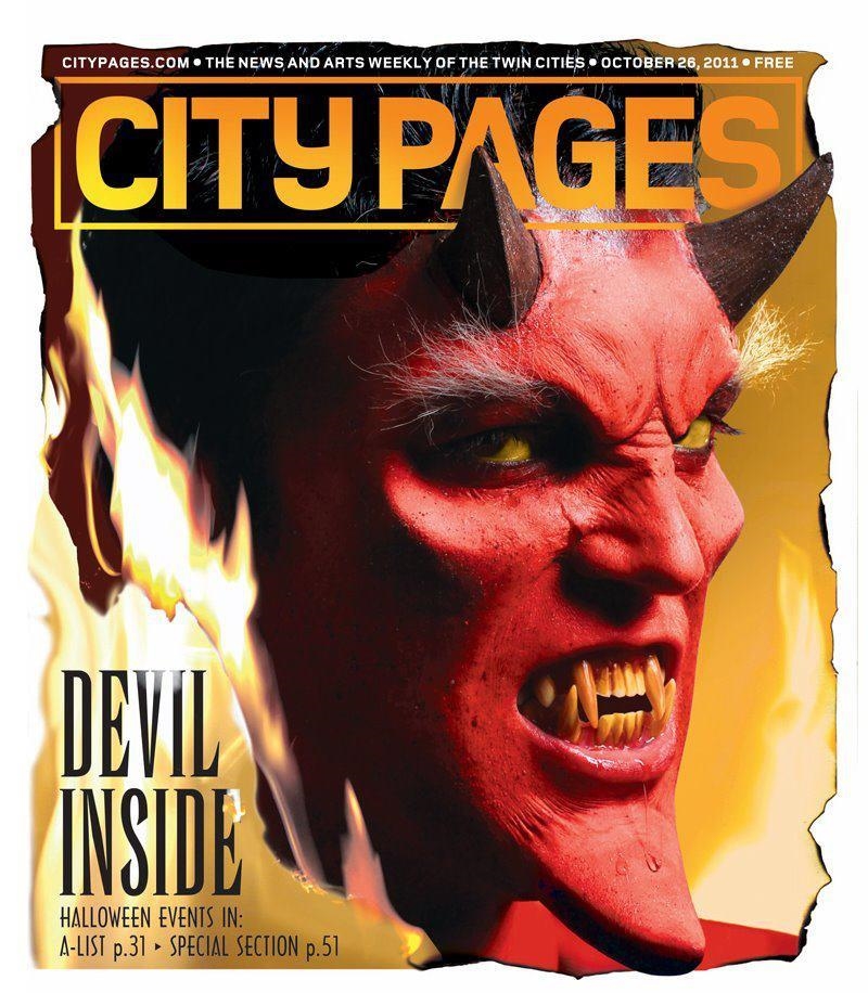Makeup by Nicole Fae City Pages Cover Devil