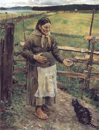 akseli Gallen-Kallela1885old-woman-with-a-cat-1885.jpg!Blog.jpg