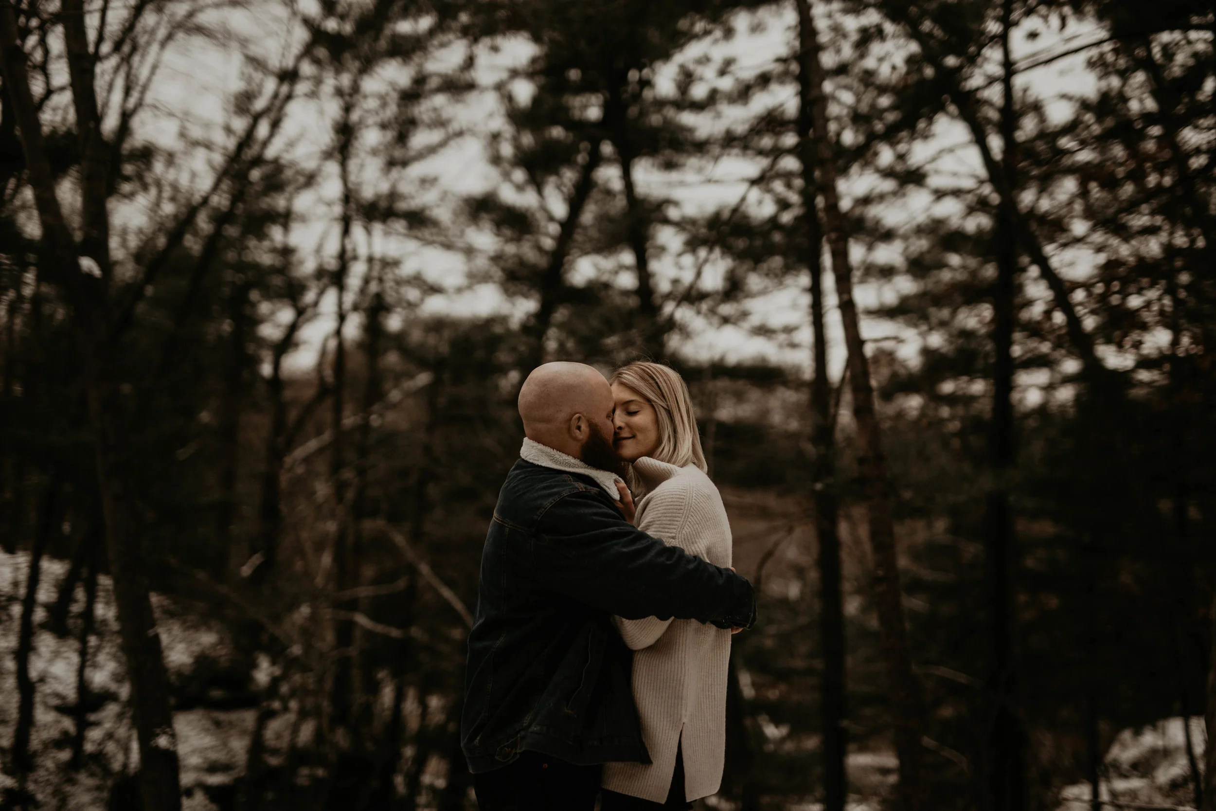 KARLIE + TRAVIS | SNOWY ENGAGEMENT IN WISCONSIN