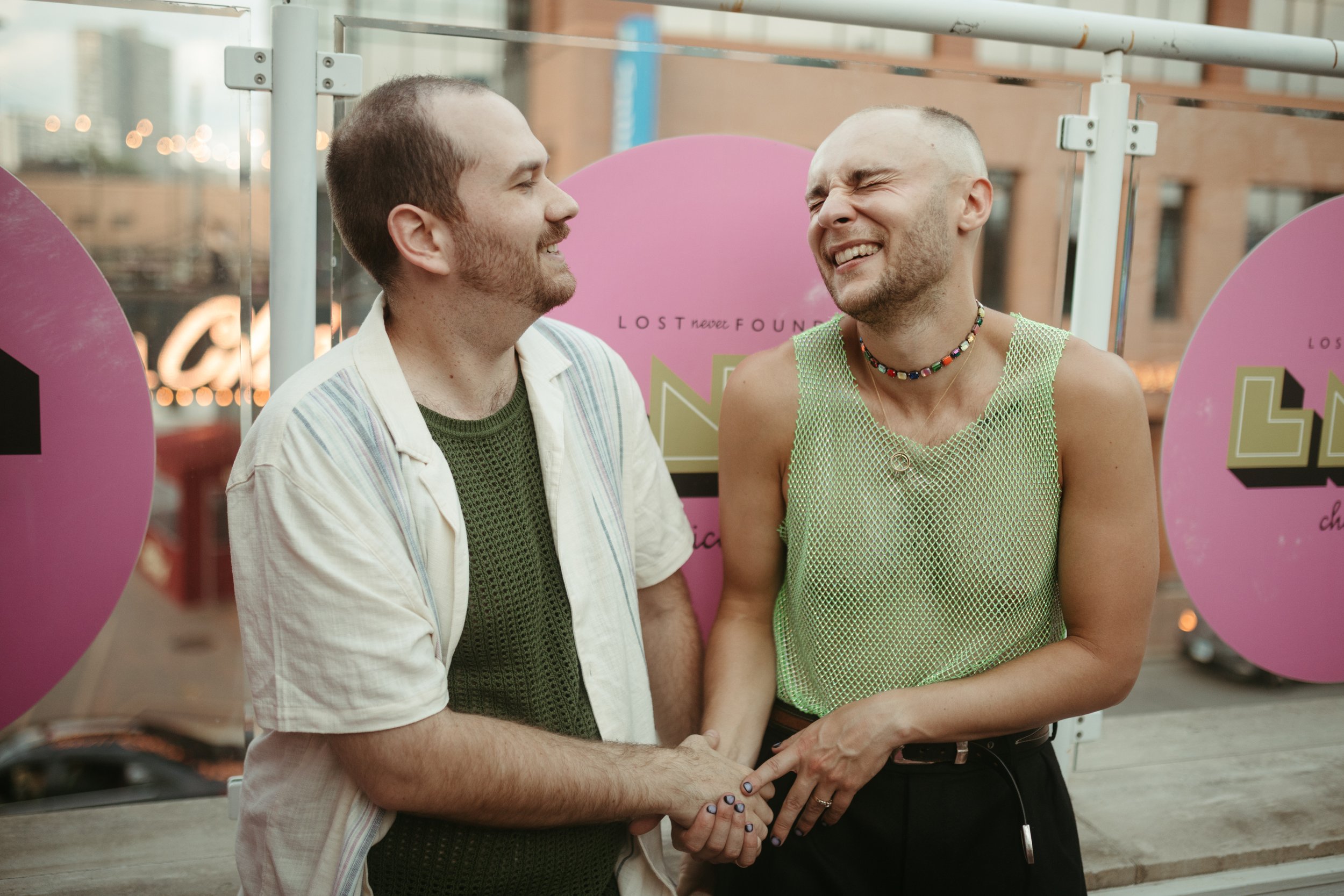 EVAN + DEREK | FUNKY AND CHIC GAY WEDDING AT COOL CHICAGO BAR