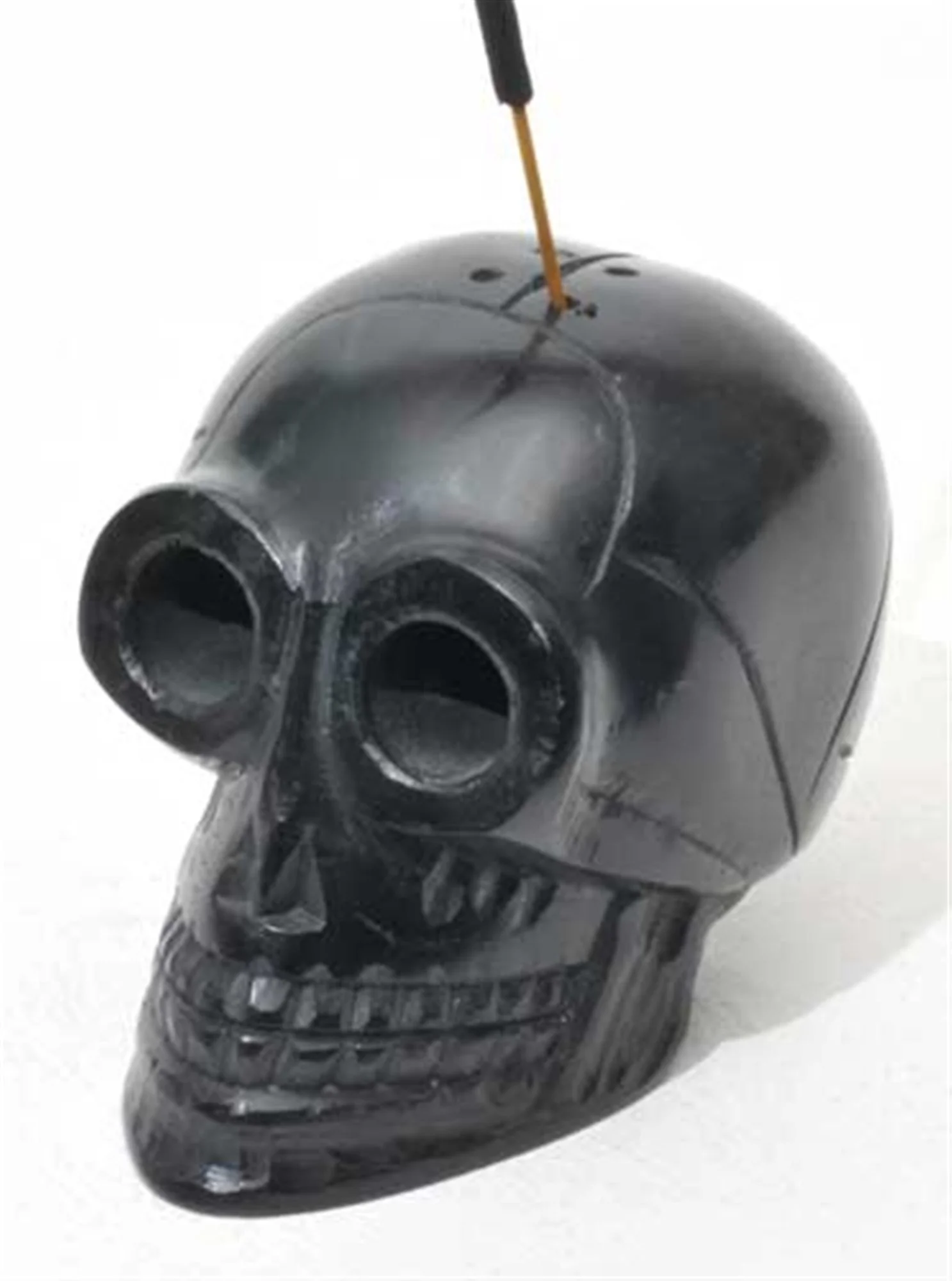 Stone Skull Incense Burner