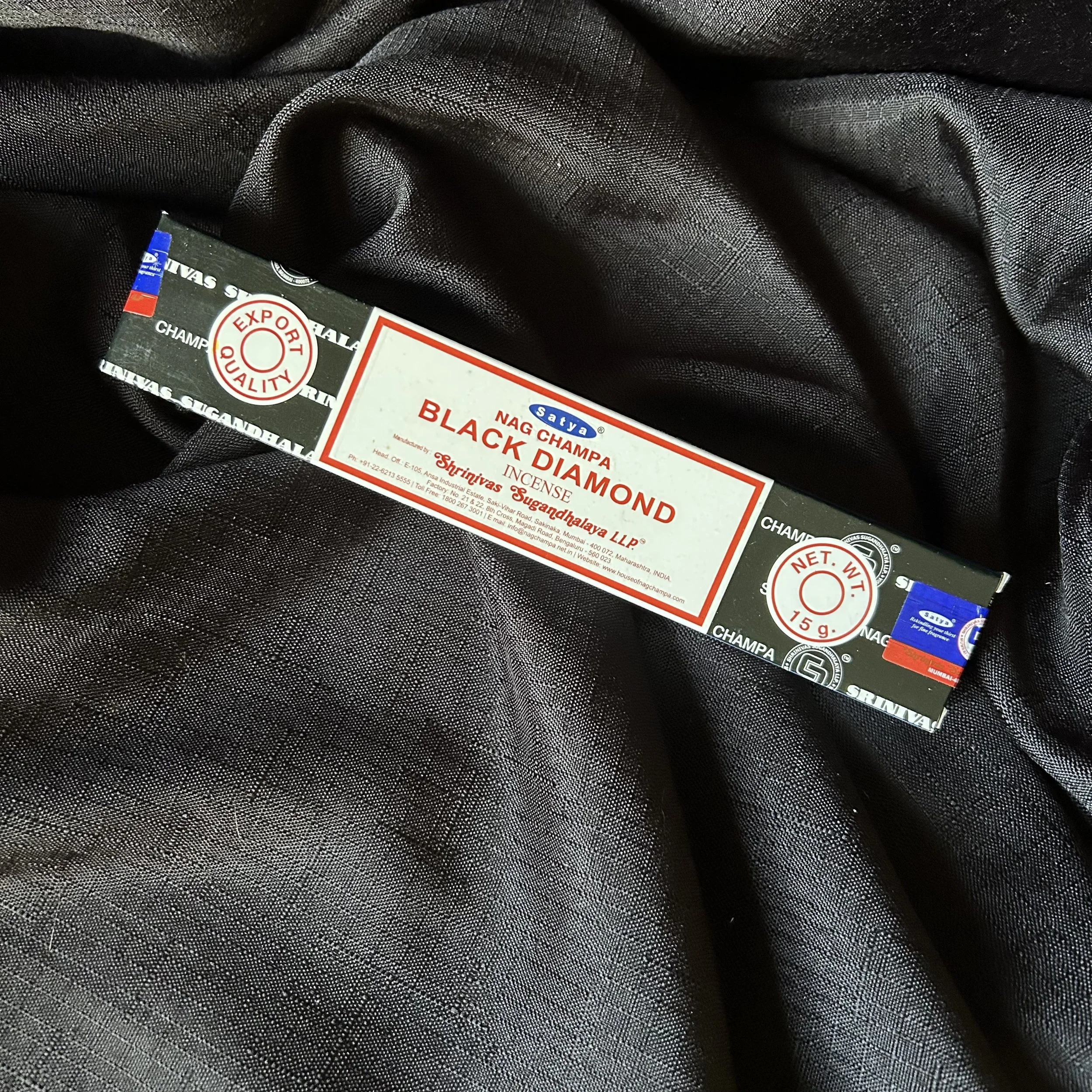 Black Diamond Incense Sticks