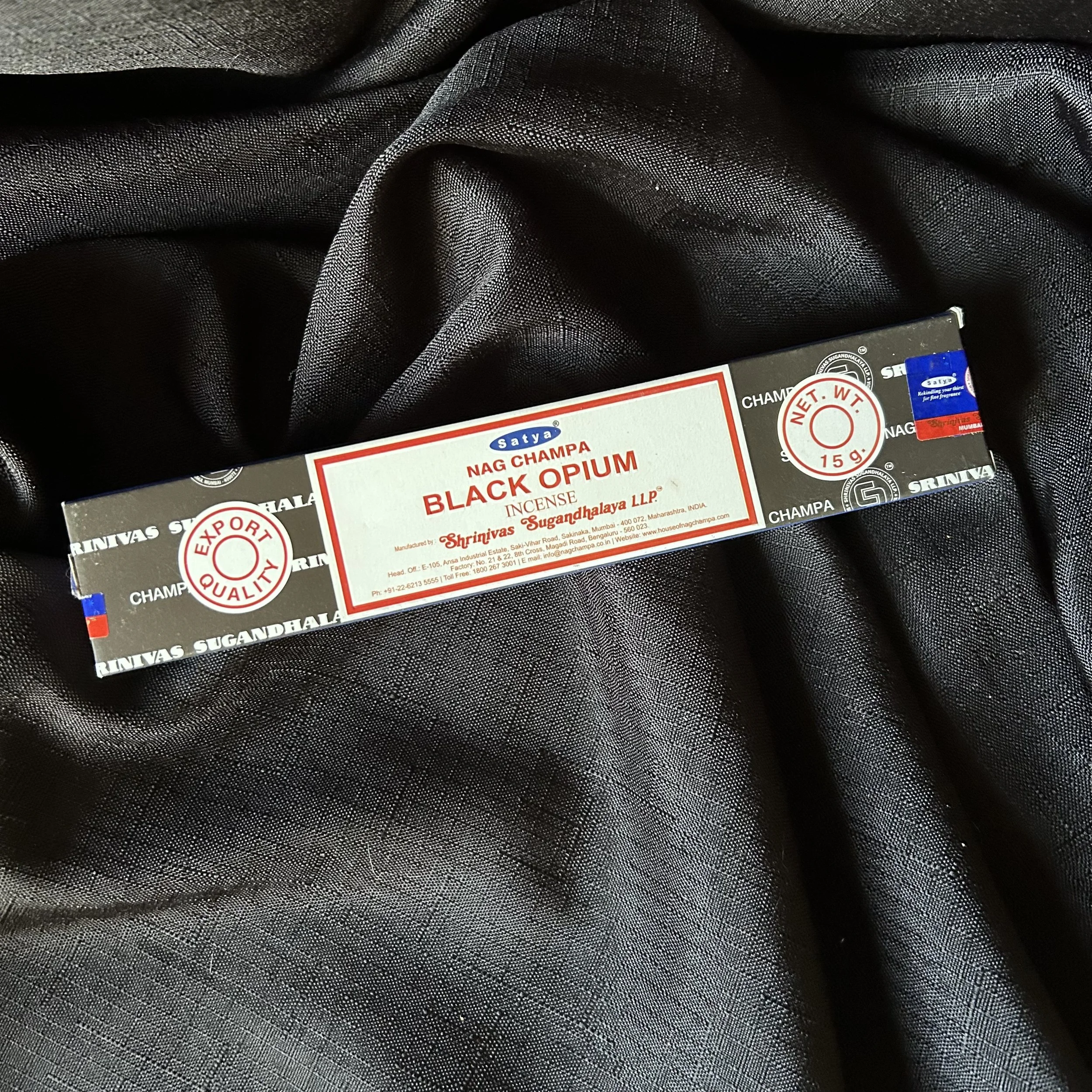 Black Opium Incense Sticks