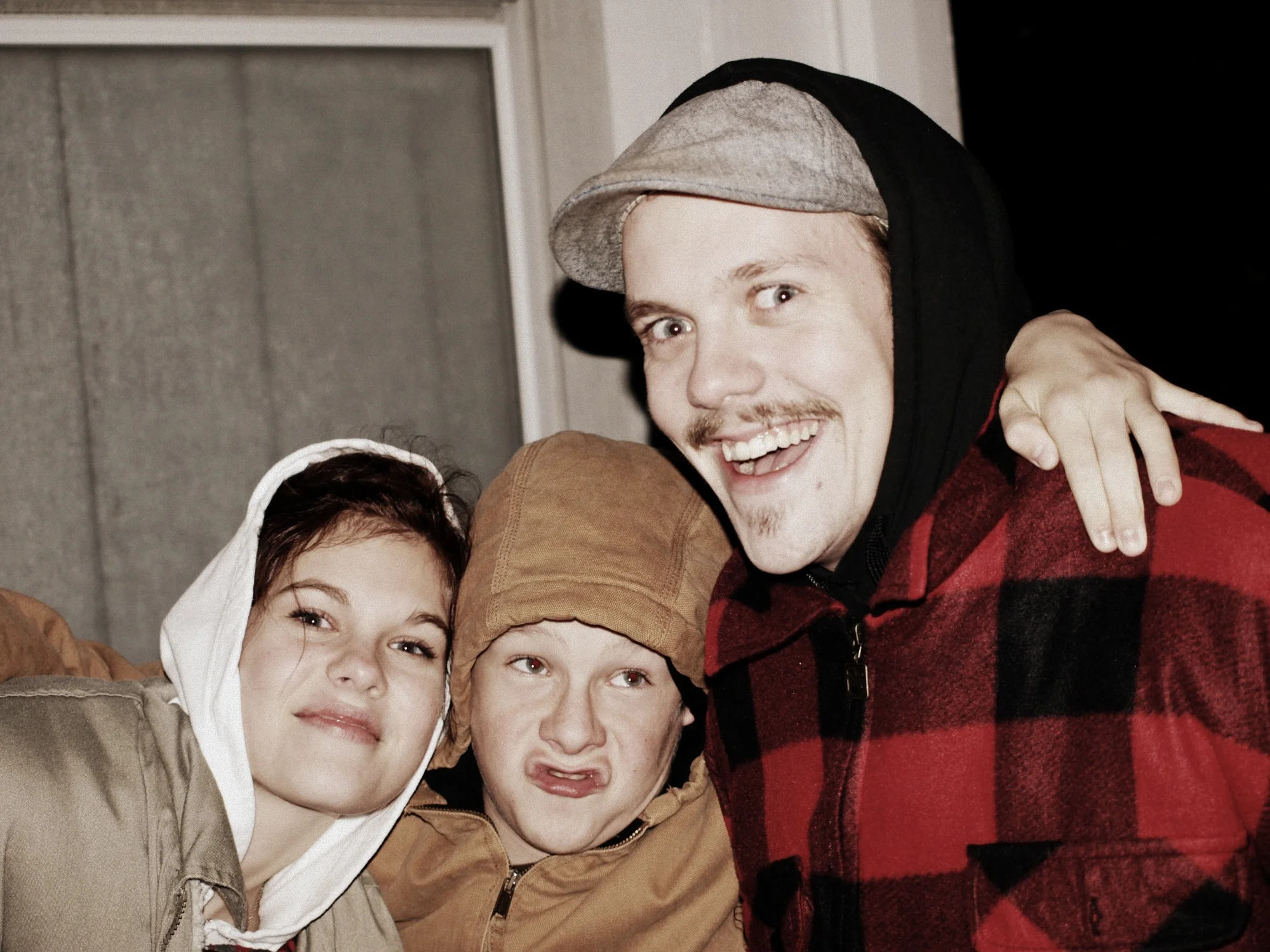 I love being silly with my brothers. Joel is on the far right, Justin is in the middle.