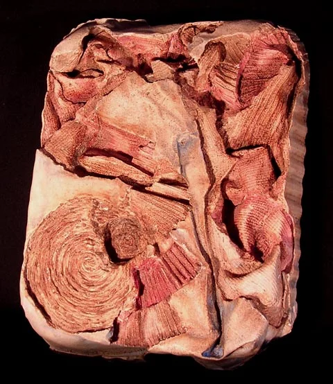  Study in Fabric 1 - acrylic and oil on plaster cast 