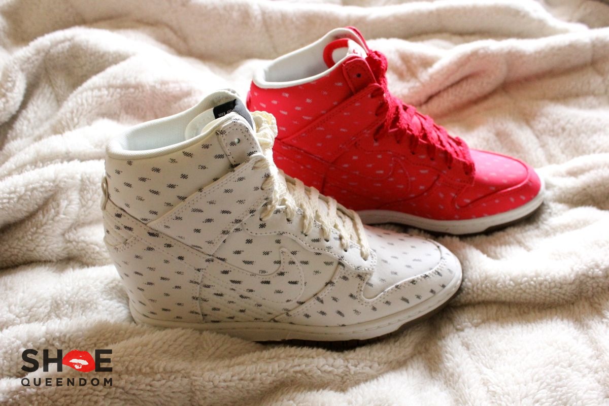 Holiday Heat! New Nike Dunk Sky Hi's (Wedge)