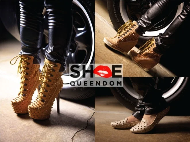 Leather & Studs at Any Level... High, Med, and Flat.