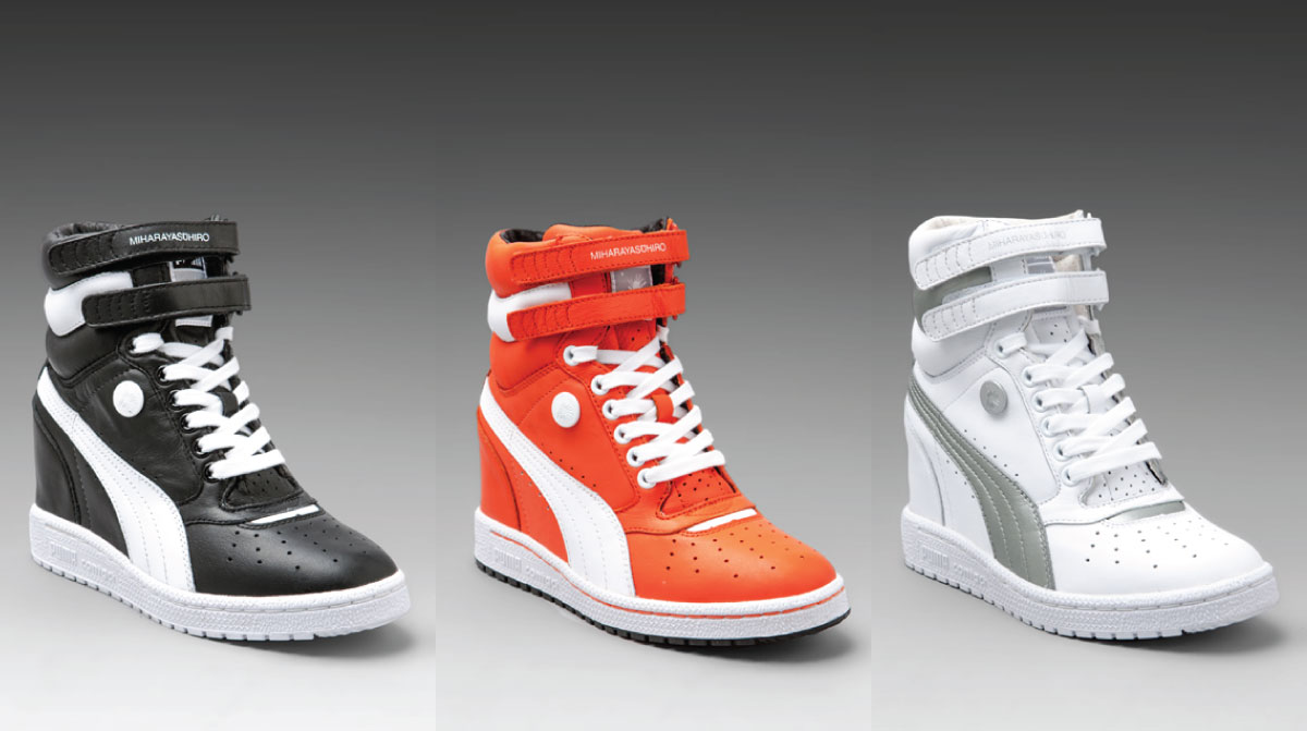 puma heel sneakers