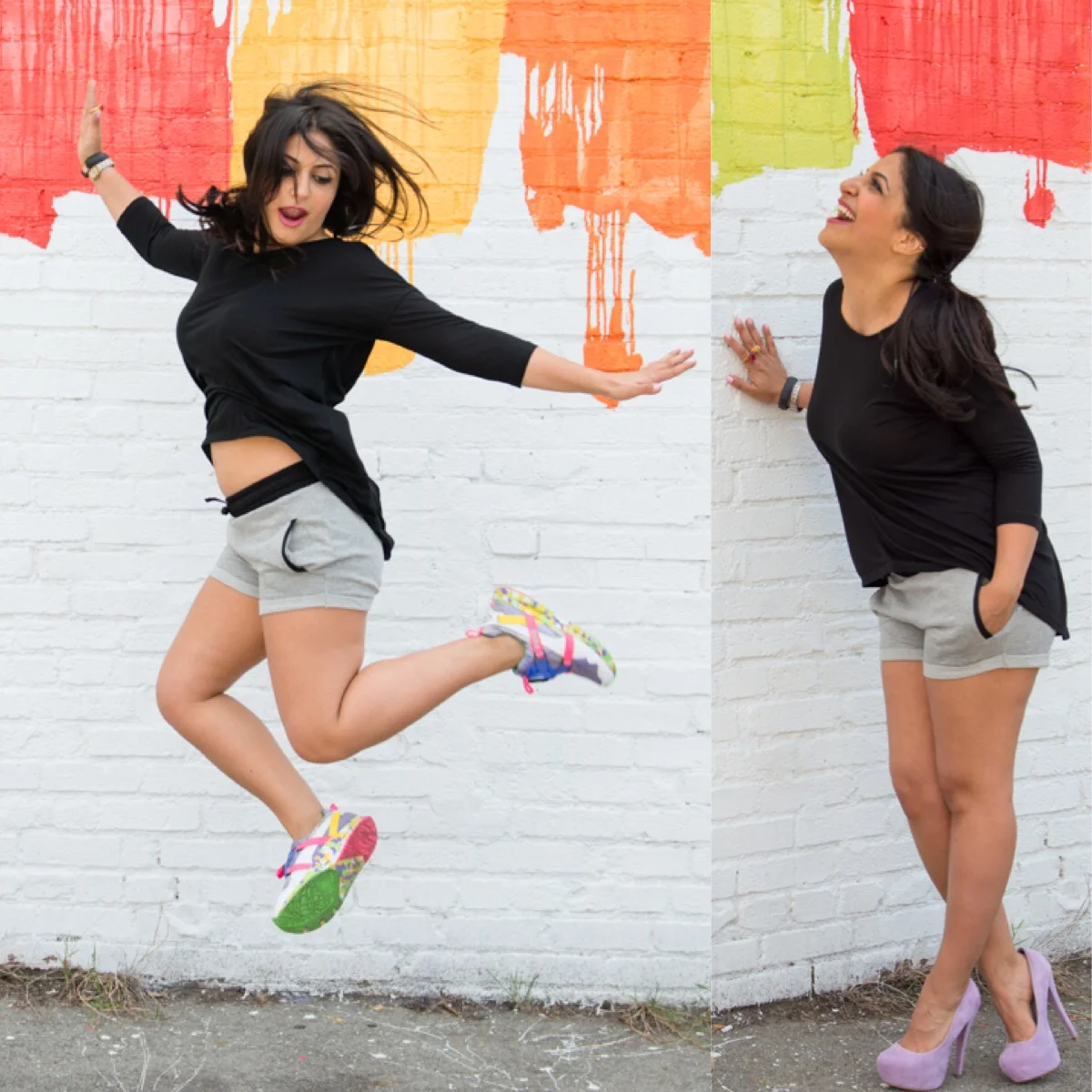 #SQshoeSwap :: Puma Girls of Blaze x Lavender Baby Doll Heels
