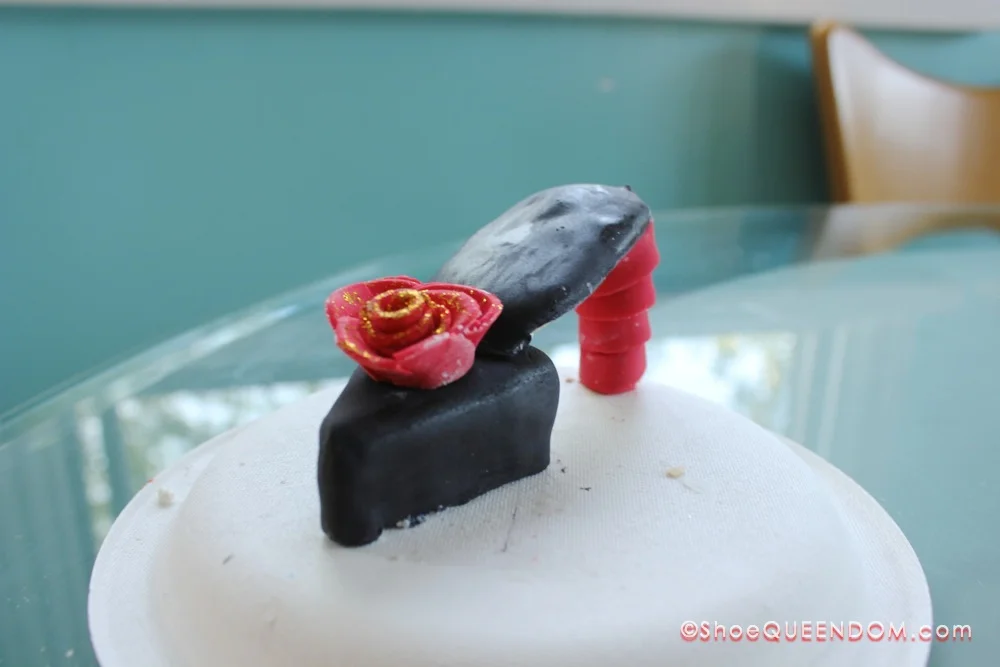 Couture shoe cupcake! #shoecupcake #cupcake #couture
