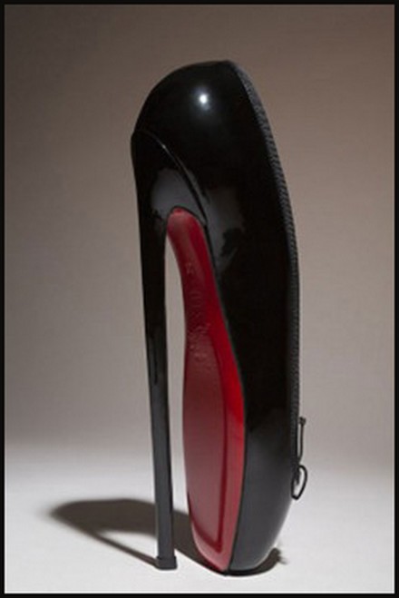 Louboutin's version of the 19th Century "Fetish" Ballerina Boot