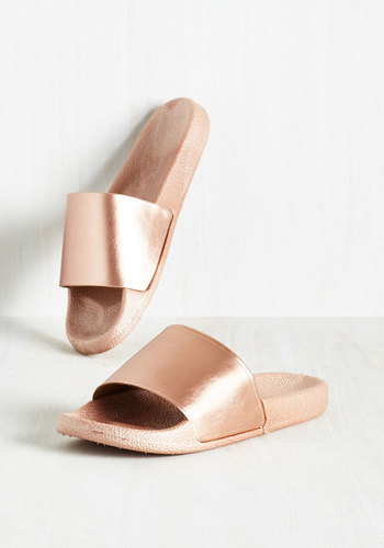 adidas rose gold sandals