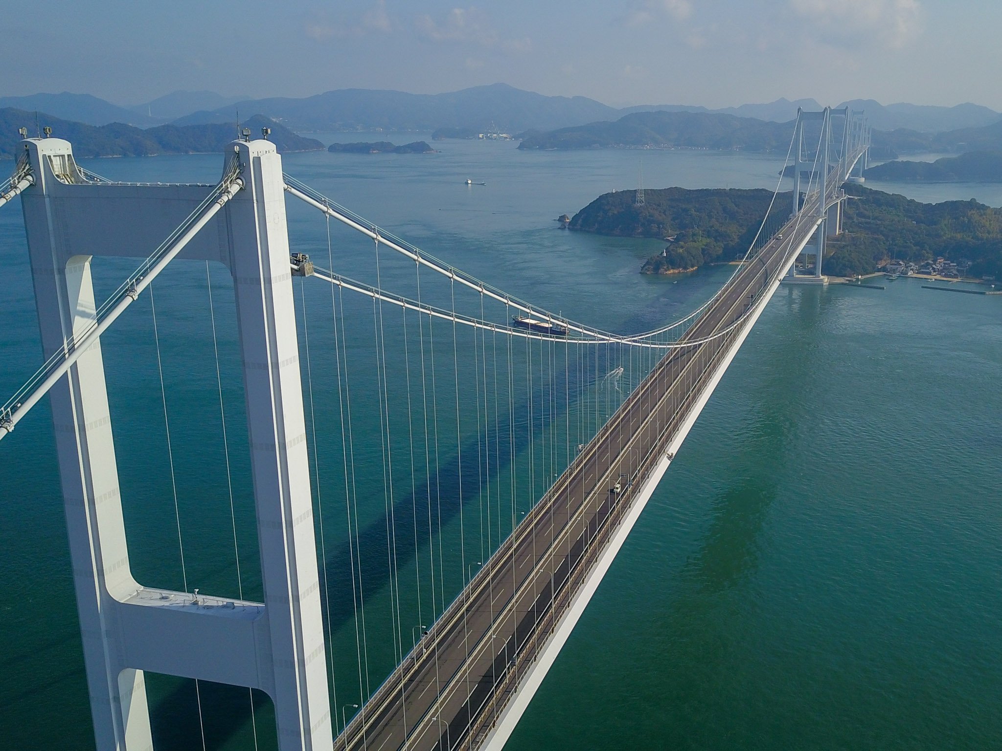 Riding the Shimanami Kaido on the Inland Sea