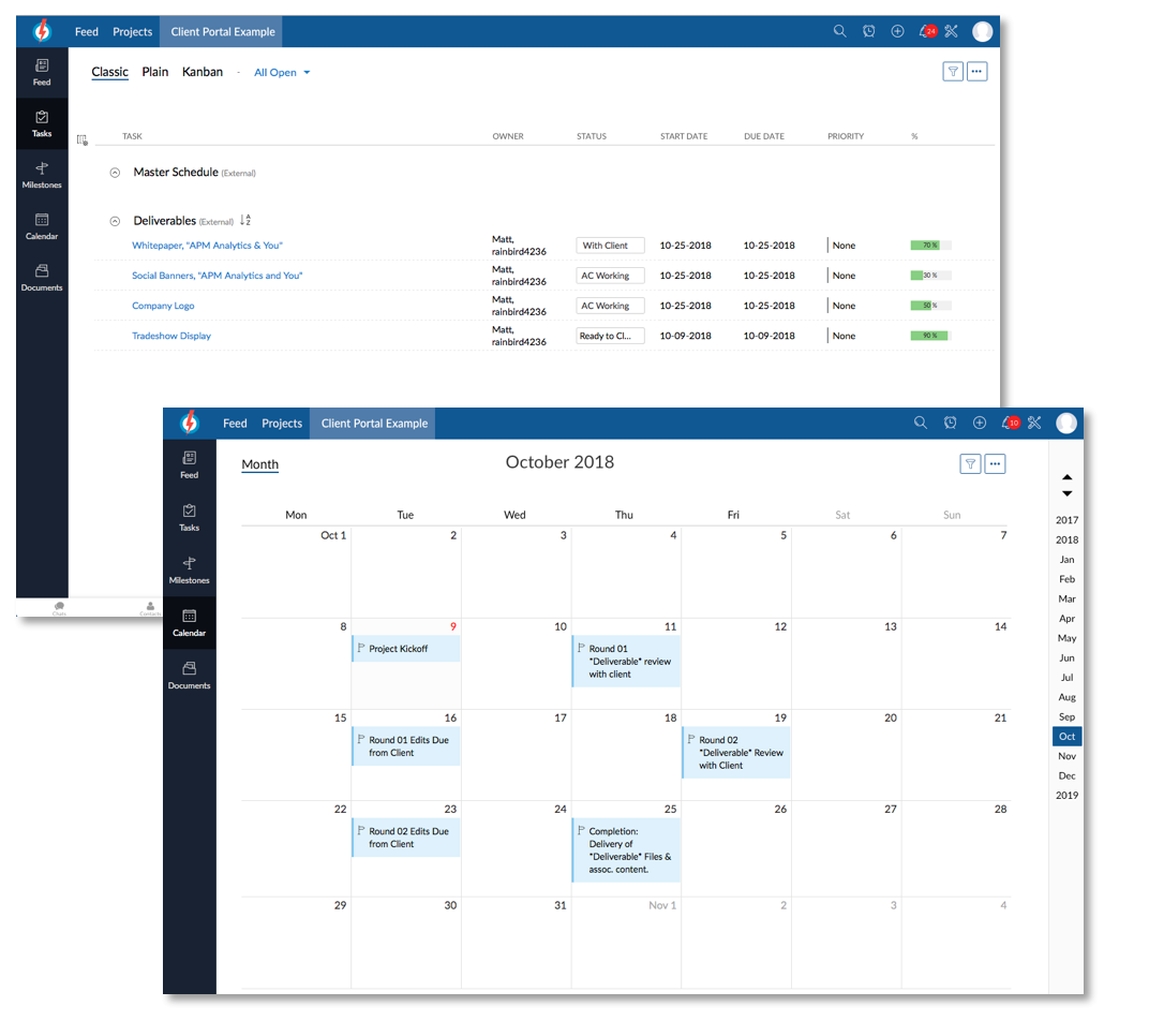 SAMPLE CLIENT PORTAL