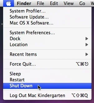 Shutdown Button