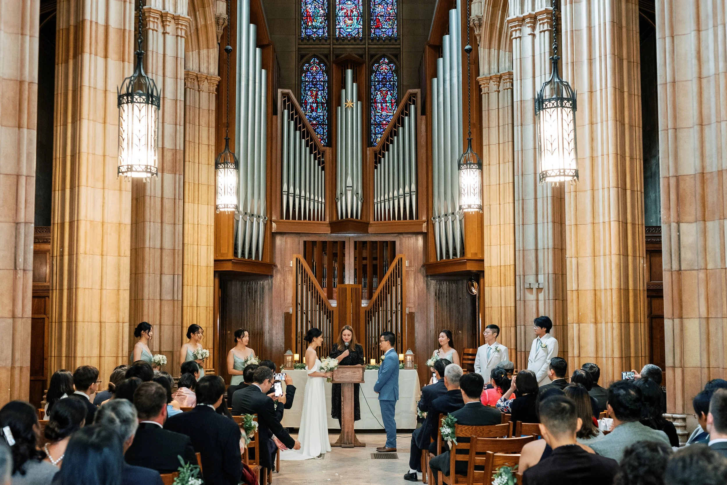 Elegant &amp; Intimate Wedding of Gloria &amp; Jungmin at Yale University
